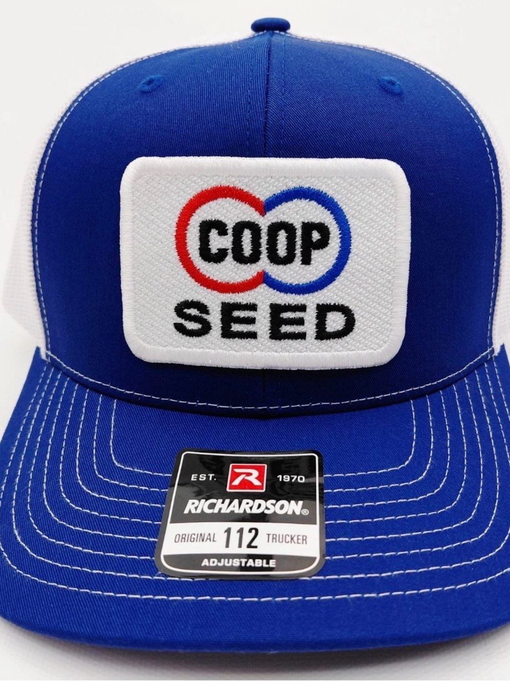 CO-OP SEED Farm Ranch Embroidered Patch Richardson 112 Hat Cap